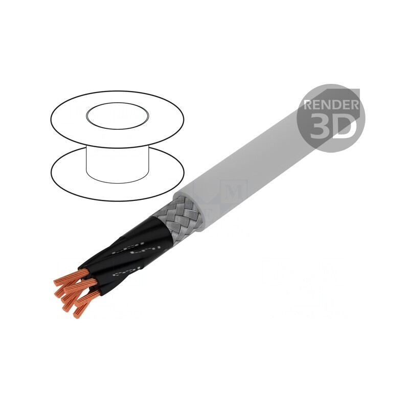Cablu ÖLFLEX® CLASSIC 115 CY 7x0,5mm2 PVC Gri 300V 500V | Electronic-mag.ro | Componente Electronice