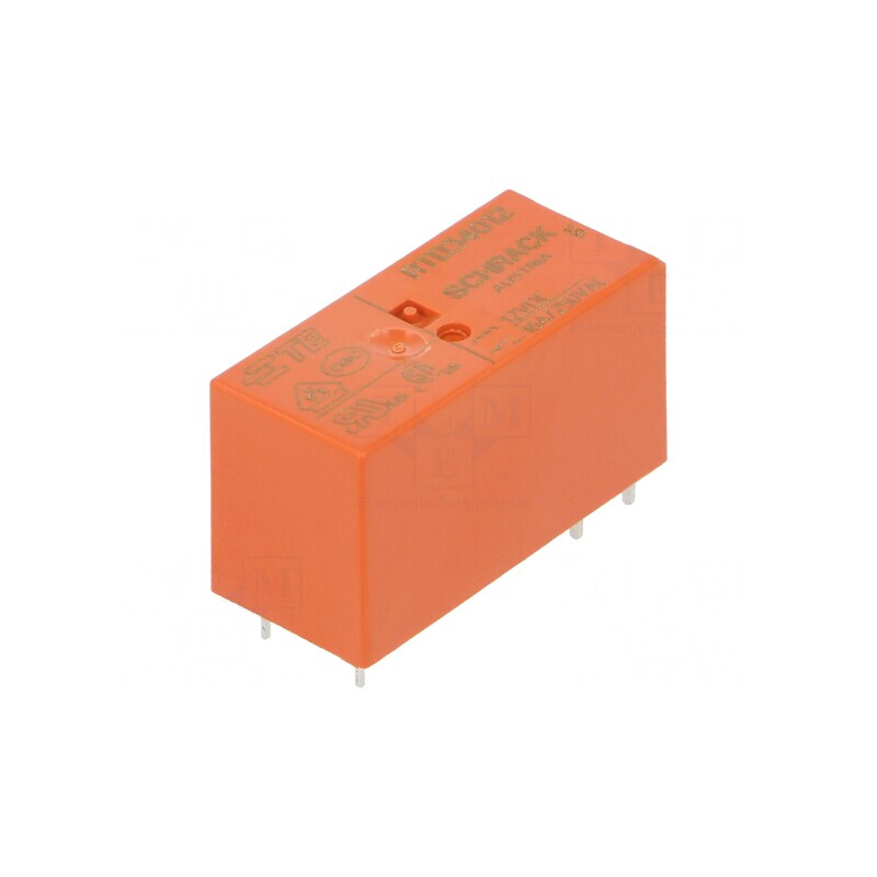 Releu electromagnetic 12VDC 16A 250VAC SPST-NO THT | Electronic-mag.ro | Componente Electronice