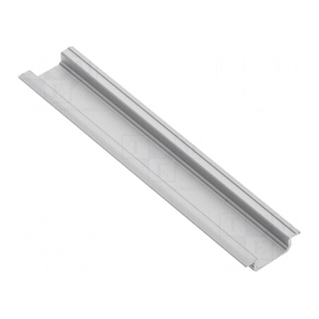 Profil Aluminiu Încastrat pentru Module LED 1m Argintiu | Electronic-mag.ro | Componente Electronice