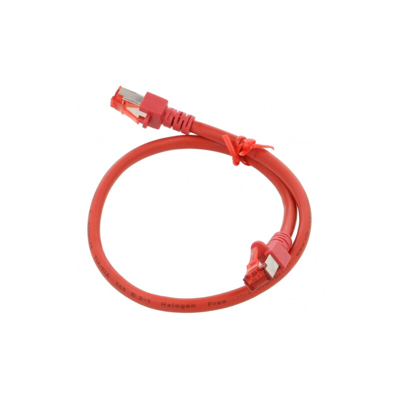 Patch cord roșu S/FTP Cat6 LSZH 0,5m | Electronic-mag.ro | Componente Electronice Patch cord roșu S/FTP Cat6 LSZH 0,5m | Electronic-mag.ro | Componente Electronice