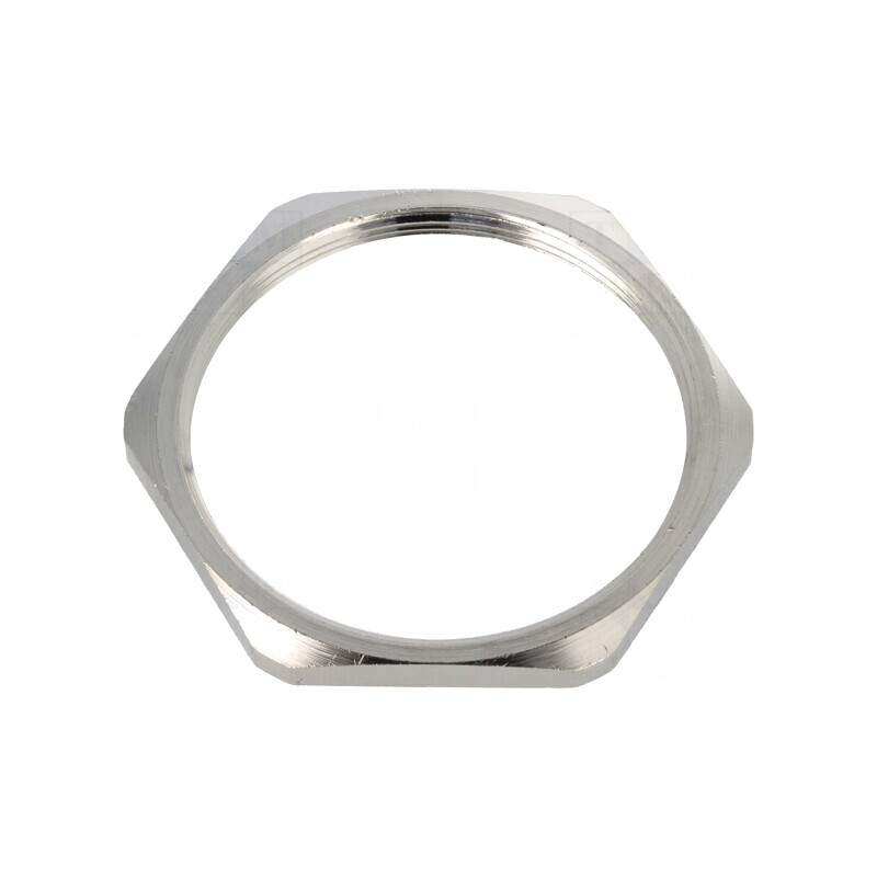 Piuliţă M63 alamă nichel 70mm filet metric 1.5 | Electronic-mag.ro | Componente Electronice