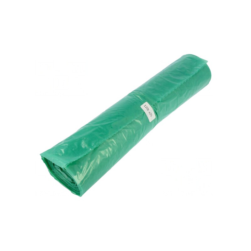 Saci gunoi polietilenă verde 120L 25buc | Electronic-mag.ro | Componente Electronice