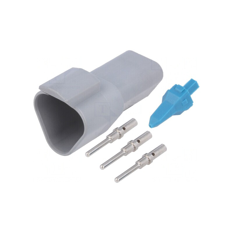 Conector Cablu AT Tată 3 Pin Crimpat | Electronic-mag.ro | Componente Electronice