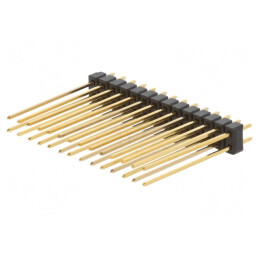 Conector Header 28 Pini 2.54mm 2x14 Aurit THT | Electronic-mag.ro | Componente Electronice