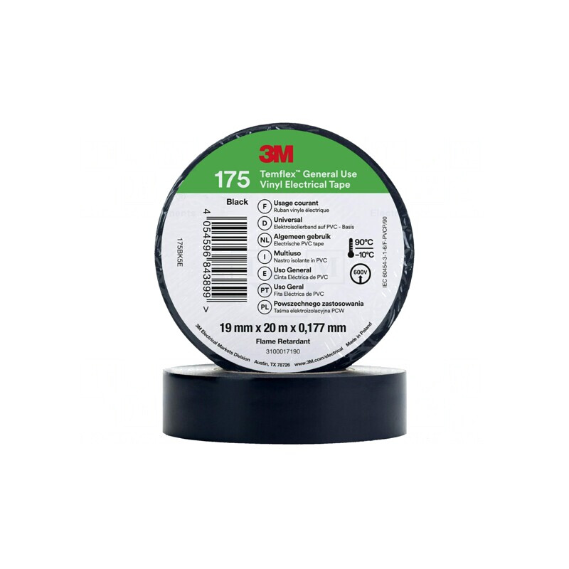 Bandă Electroizolantă Neagră 19mm x 20m | Electronic-mag.ro | Componente Electronice Bandă Electroizolantă Neagră 19mm x 20m | Electronic-mag.ro | Componente Electronice