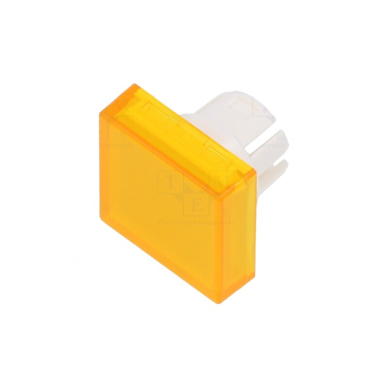 Lentilă Buton 22mm Transparentă Galbenă Plastic | Electronic-mag.ro | Componente Electronice