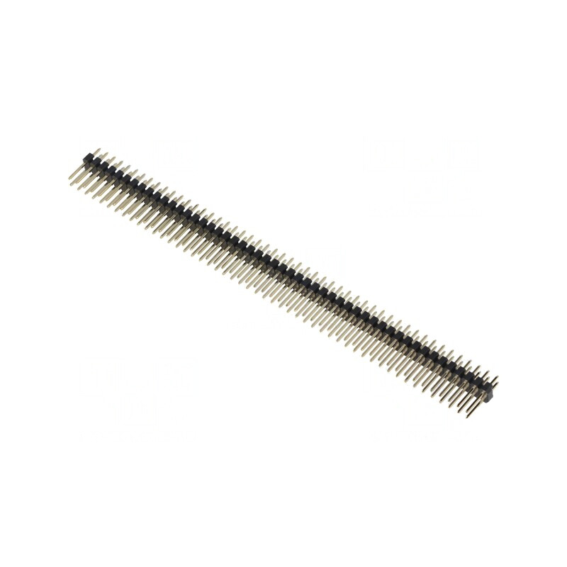 Şir Pini Tată 2x50 2,54mm THT | Electronic-mag.ro | Componente Electronice
