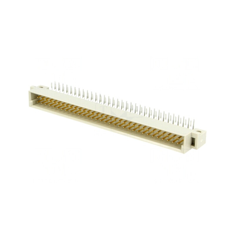 Conector Soclu DIN 41612 Tip B 64 PIN 90° Aurit | Electronic-mag.ro | Componente Electronice