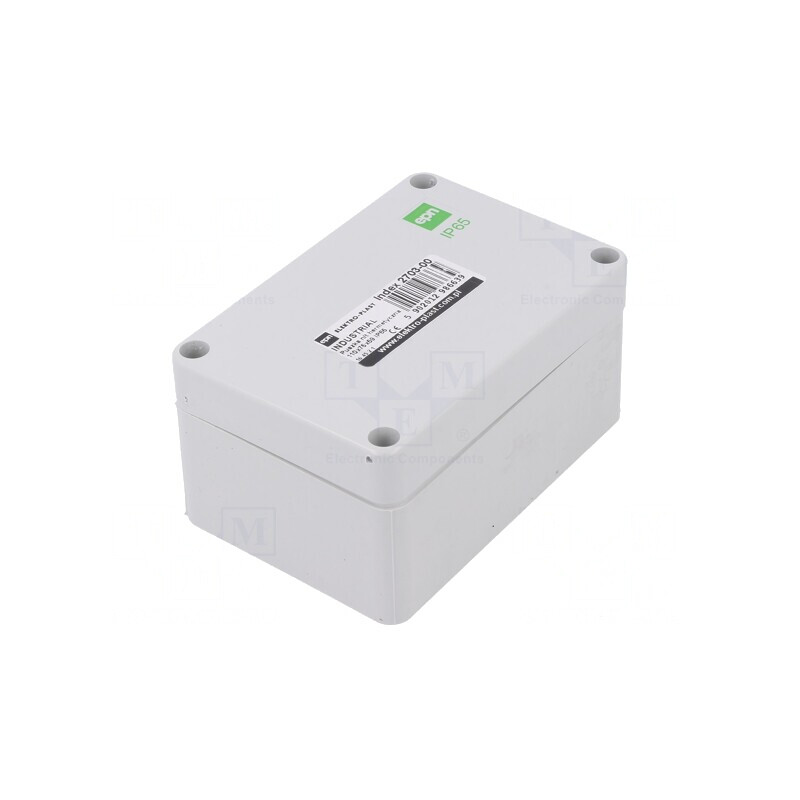 Carcasă universală gri IP65 75x110x59mm industrială | Electronic-mag.ro | Componente Electronice