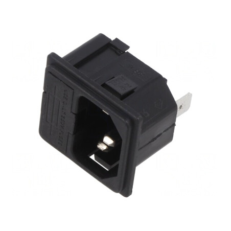 Conector Alimentare AC 10A 250V IEC 60320 | Electronic-mag.ro | Componente Electronice