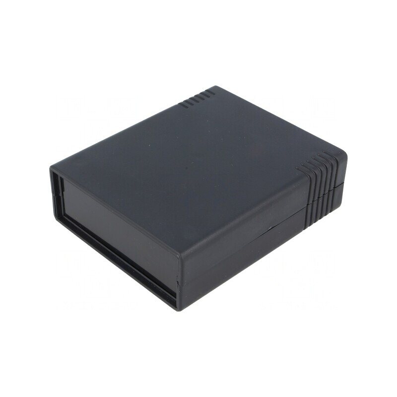 Carcasă ABS Neagră cu Panou 91.1x111x34.8mm | Electronic-mag.ro | Componente Electronice