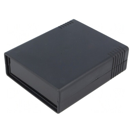Carcasă ABS Neagră cu Panou 91.1x111x34.8mm | Electronic-mag.ro | Componente Electronice