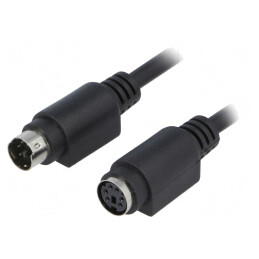 Cablu PS/2 Negru 5m | Electronic-mag.ro | Componente Electronice