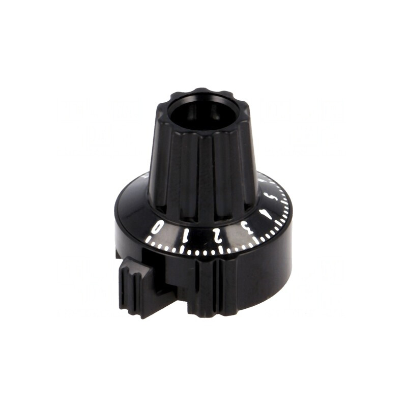 Buton de Precizie Negru 6mm Ø22,8x23,1mm | Electronic-mag.ro | Componente Electronice