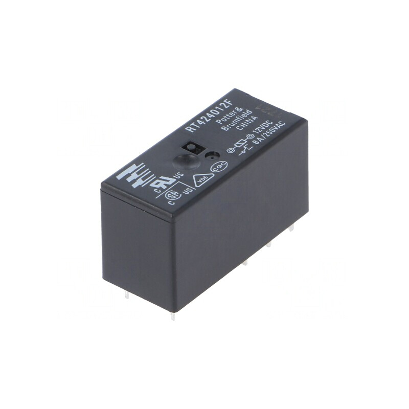 Releu Electromagnetic DPDT 12VDC 8A PCB | Electronic-mag.ro | Componente Electronice