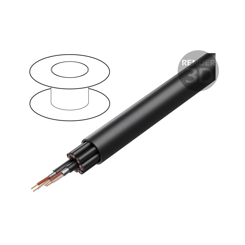 Cablu Difuzor BiTsound 4x2x0,21mm2 Cu Negru | Electronic-mag.ro | Componente Electronice