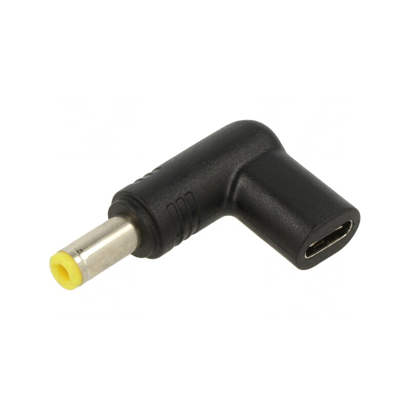 Adaptor USB C DC 5,5/2,5 100W 5A Negru | Electronic-mag.ro | Componente Electronice Adaptor USB C DC 5,5/2,5 100W 5A Negru | Electronic-mag.ro | Componente Electronice