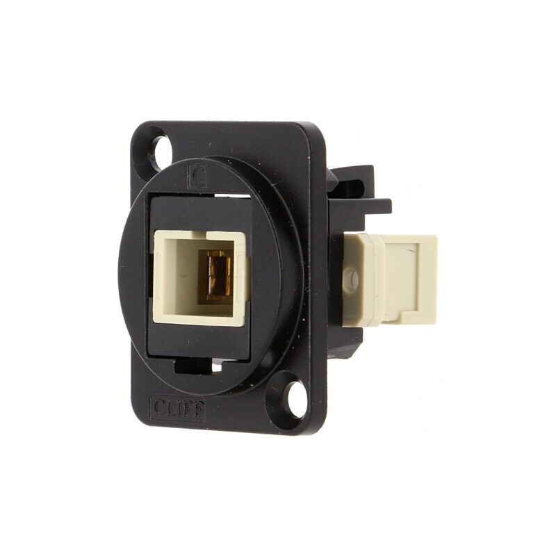 Conector Fibra Optica Simplex Multimod Metalic | Electronic-mag.ro | Componente Electronice