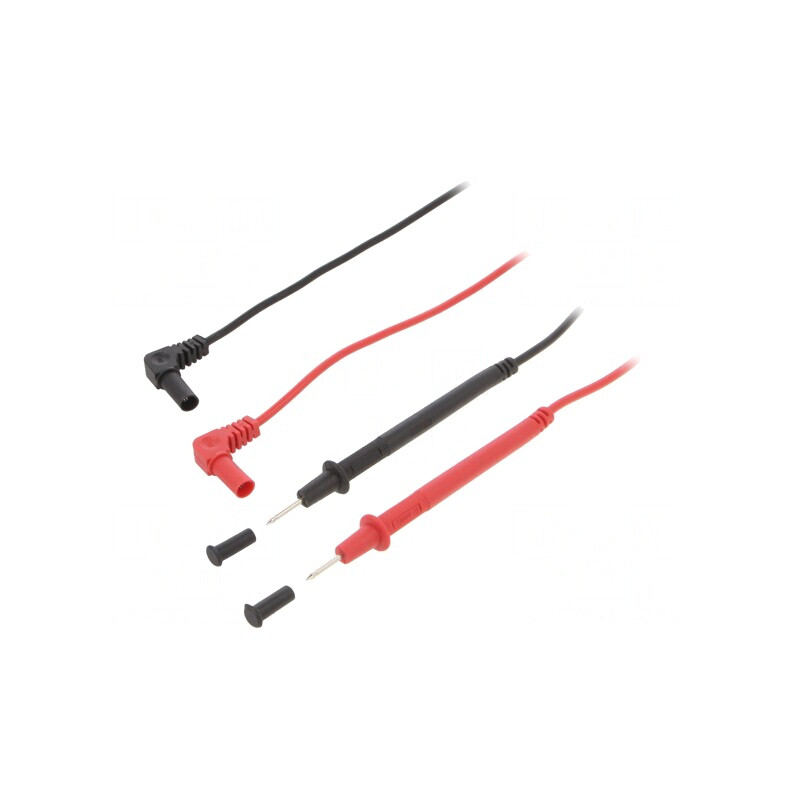 Cabluri de măsurare 60VDC 1,05m negru roșu | Electronic-mag.ro | Componente Electronice