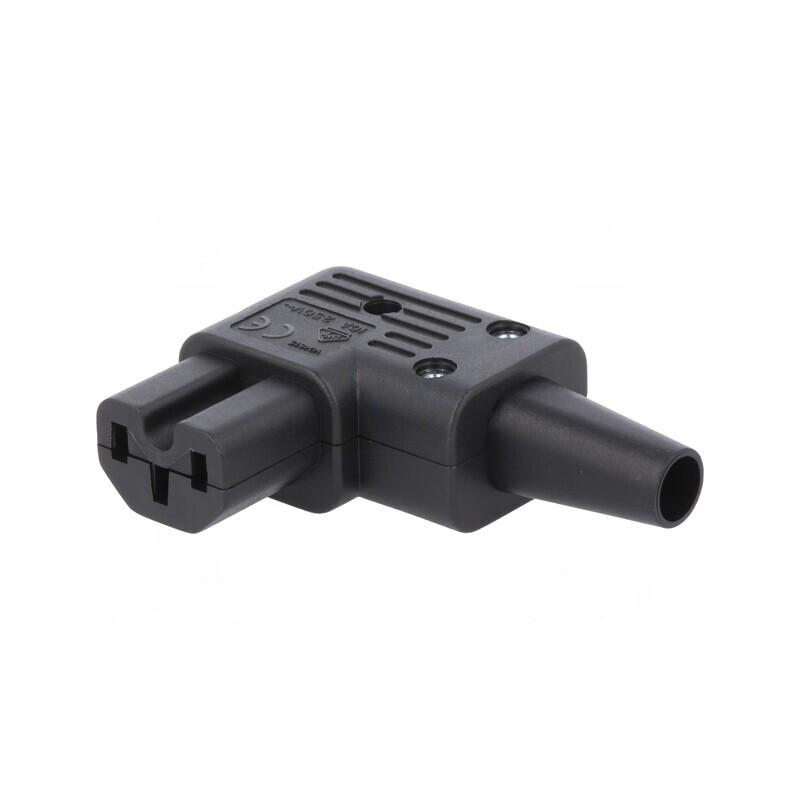 Conector Alimentare AC Mufă Mamă 10A 250V IEC 60320 10mm | Electronic-mag.ro | Componente Electronice