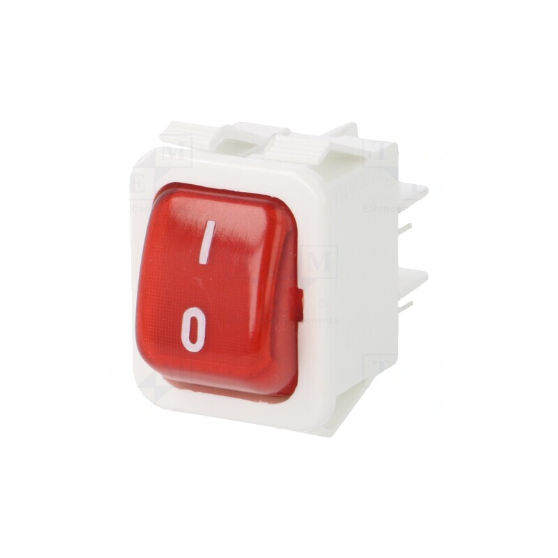 Rocker Switch ON-OFF 16A 250V White | Electronic-mag.ro | Componente Electronice
