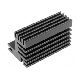 Radiator TO220 Negru 50x30x31mm 7.8K/W | Electronic-mag.ro | Componente Electronice