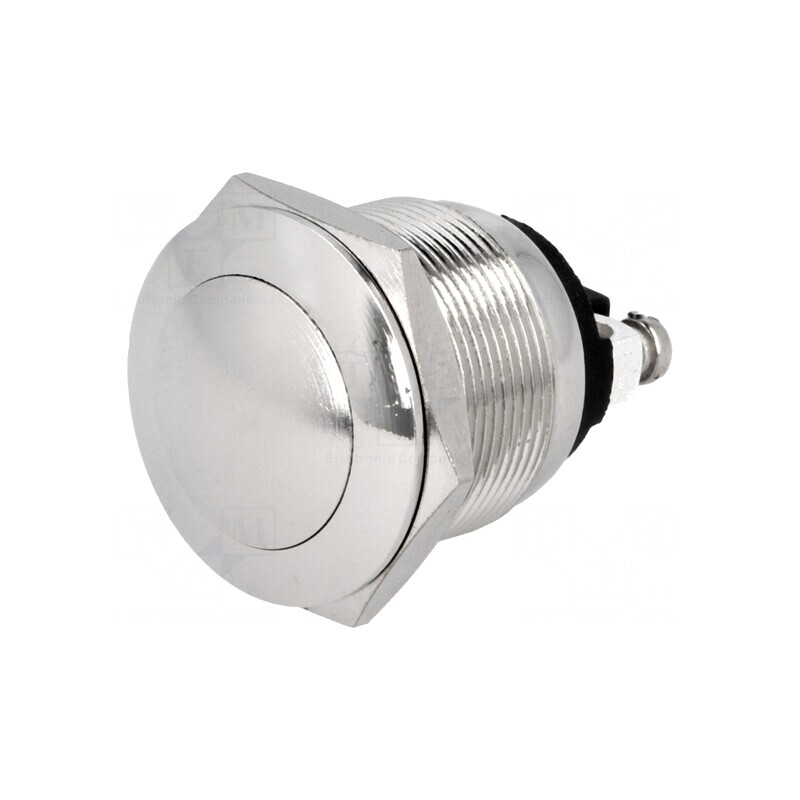 Comutator Anti-Vandalism SPST-NO 2A 250VAC Ø19mm IP40 | Electronic-mag.ro | Componente Electronice
