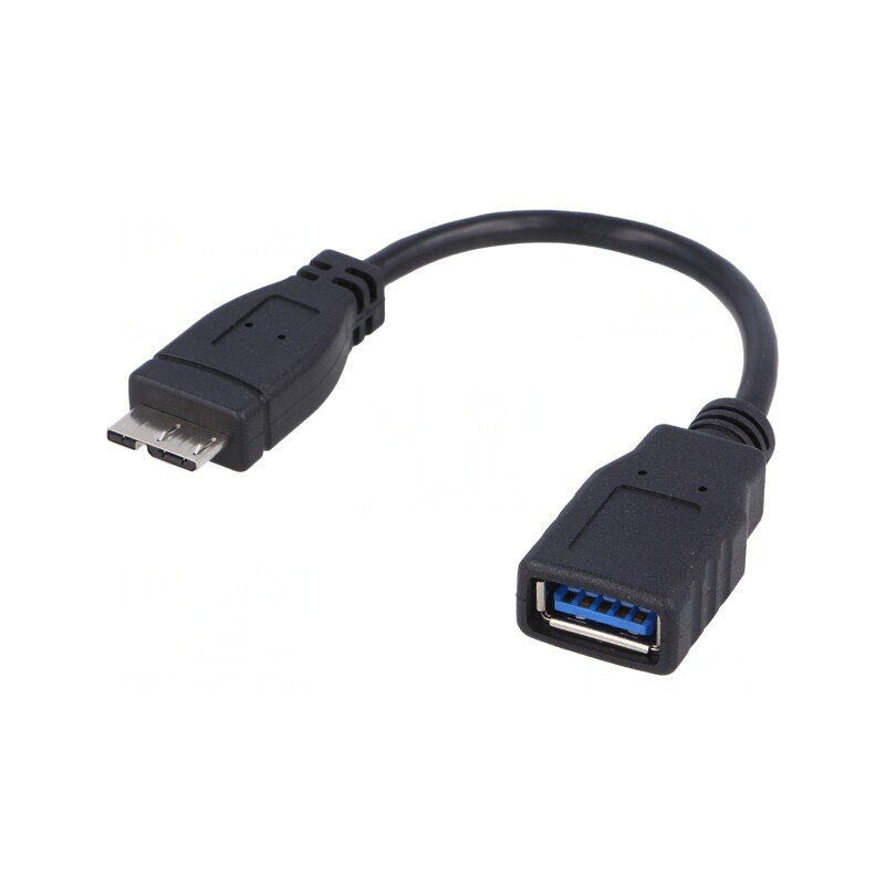 Cablu OTG USB 3.0 A la Micro B Nichelat | Electronic-mag.ro | Componente Electronice
