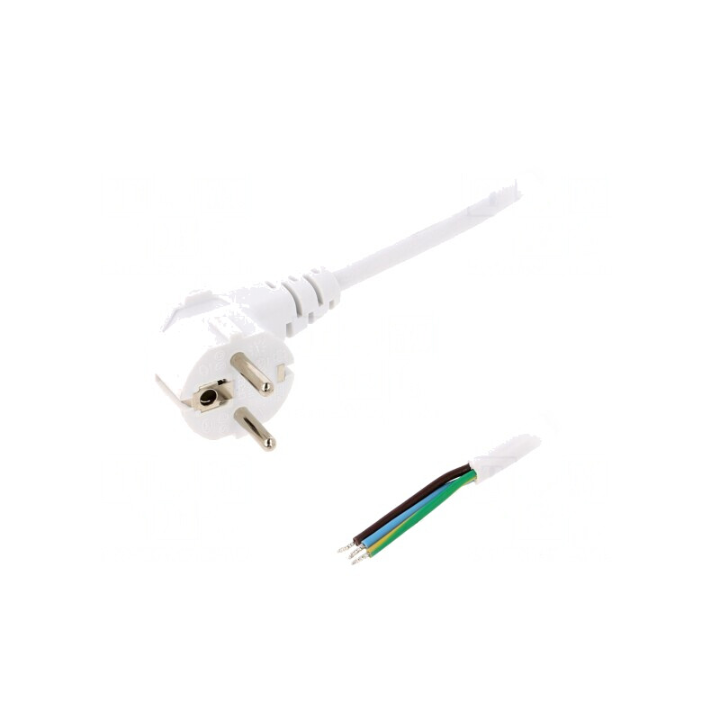Cablu Electric 3x1mm2 cu Ștecăr în Unghi 1,8m | Electronic-mag.ro | Componente Electronice