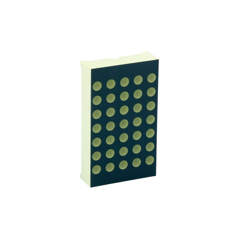Afişaj LED matrice 5x7 roşu 39x22,9mm | Electronic-mag.ro | Componente Electronice Afişaj LED matrice 5x7 roşu 39x22,9mm | Electronic-mag.ro | Componente Electronice