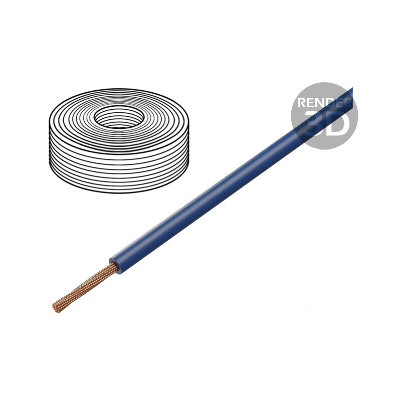 Cablu Electric LSZH Albastru Închis 6mm2 450/750V | Electronic-mag.ro | Componente Electronice