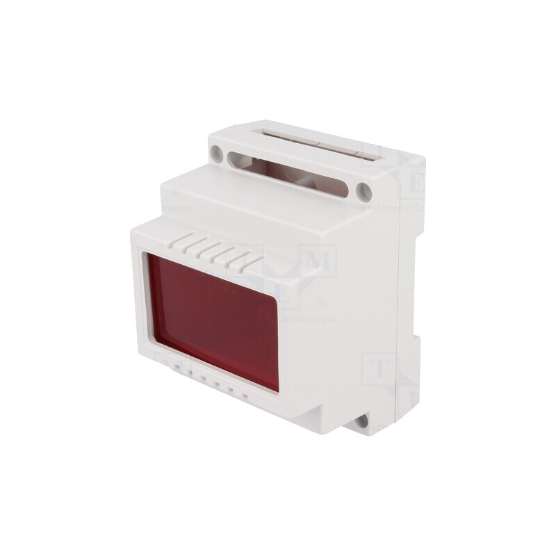 Carcasă pentru șină DIN ABS gri 89x69.7x64.7mm | Electronic-mag.ro | Componente Electronice