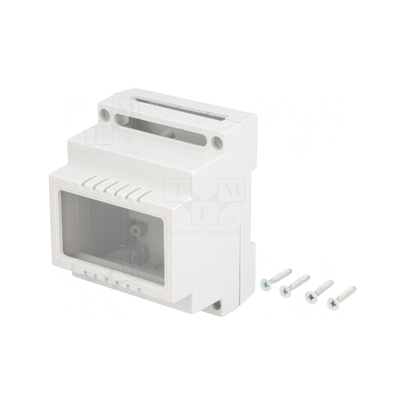 Carcasă DIN 89x69.7x64.7mm ABS Gri | Electronic-mag.ro | Componente Electronice