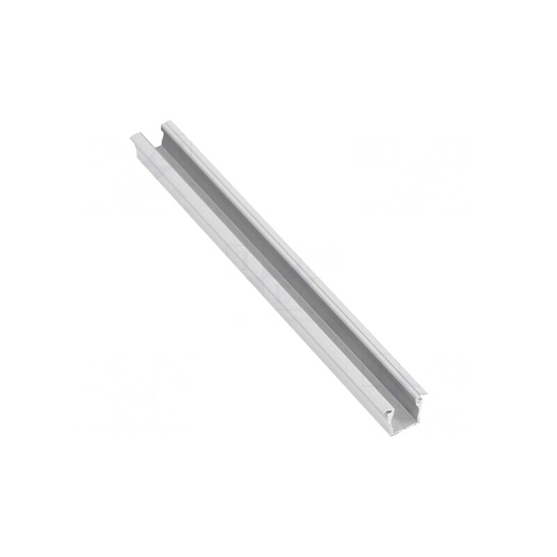 Profil LED Aluminiu Anodizat Argintiu 1m | Electronic-mag.ro | Componente Electronice