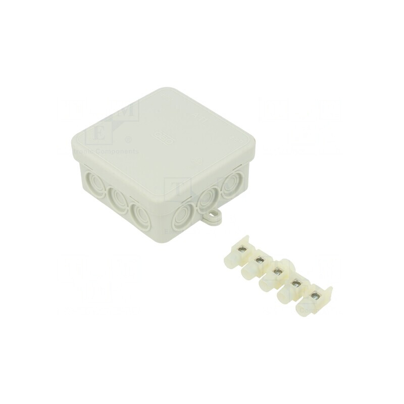 Cutie de Conexiuni Polietilenă 85x85x40mm | Electronic-mag.ro | Componente Electronice
