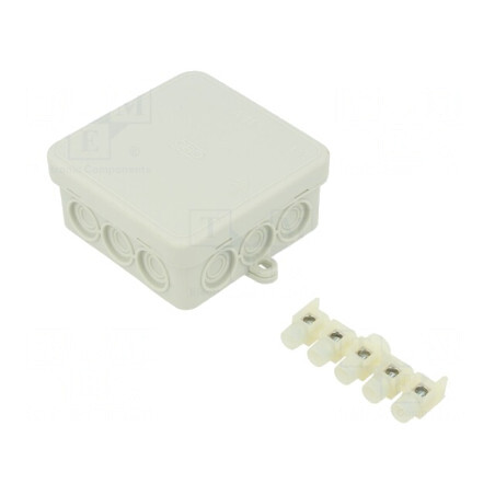 Cutie de Conexiuni Polietilenă 85x85x40mm | Electronic-mag.ro | Componente Electronice