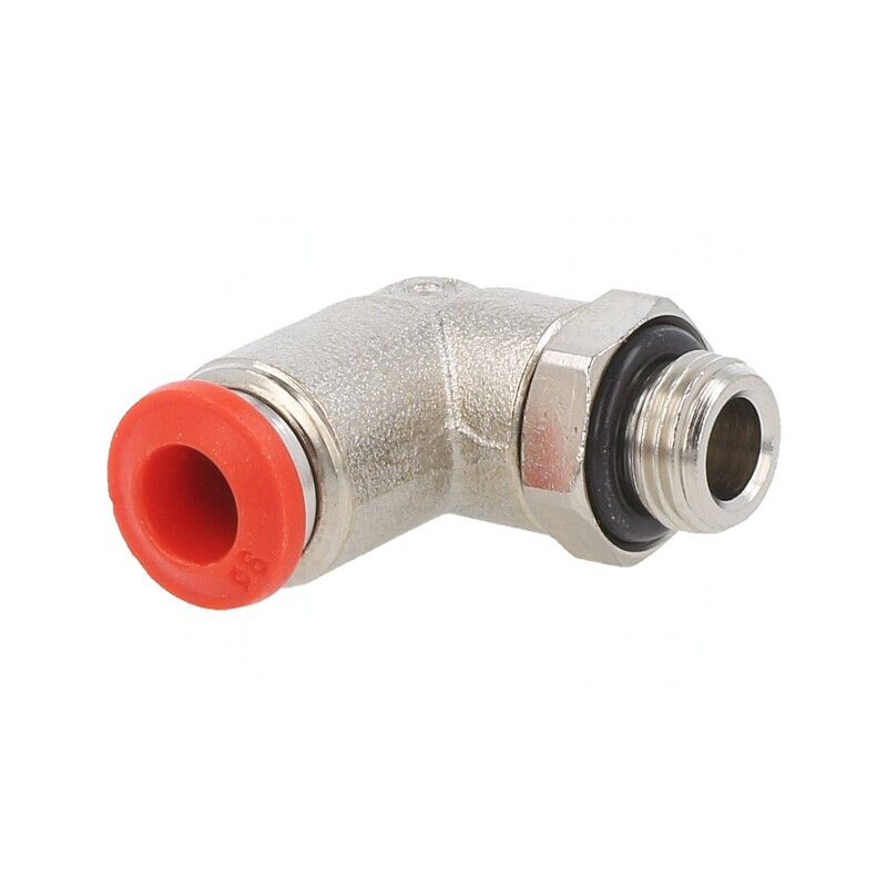 Racord Push-in Unghi Alamă Nichelată 20bar | Electronic-mag.ro | Componente Electronice