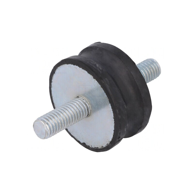 Atenuator Vibrații M8 Ø35mm Guma 15mm | Electronic-mag.ro | Componente Electronice