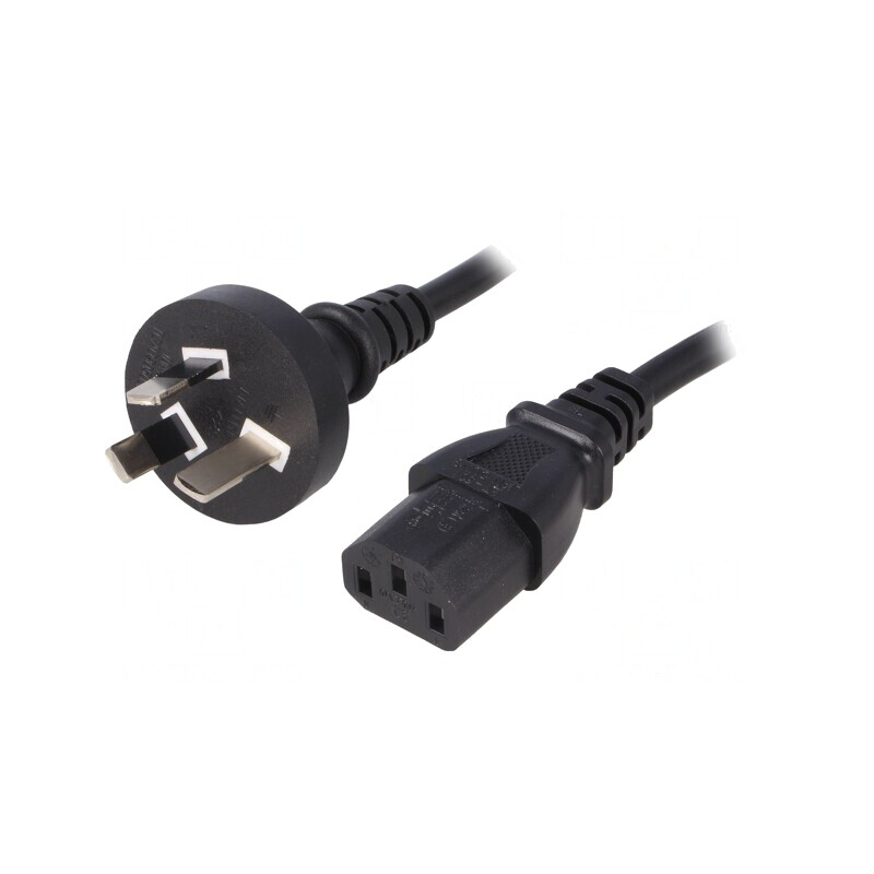 Cablu Alimentare 1.5m 3x0.75mm2 PVC C13 | Electronic-mag.ro | Componente Electronice