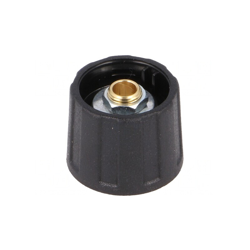 Buton Rotativ Negru ABS 6mm 20x15.5mm | Electronic-mag.ro | Componente Electronice