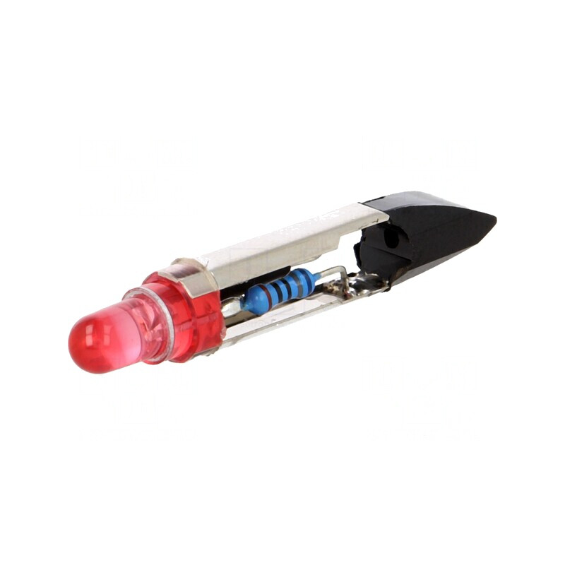 Lampă LED Roșie 24V T6,8 | Electronic-mag.ro | Componente Electronice