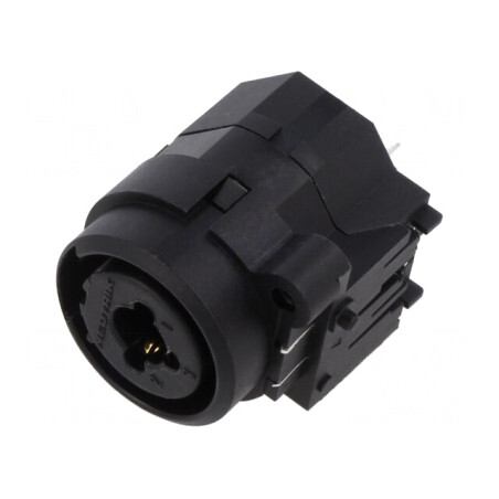Soclu Jack 6,3mm XLR Mamă Combo 3A | Electronic-mag.ro | Componente Electronice