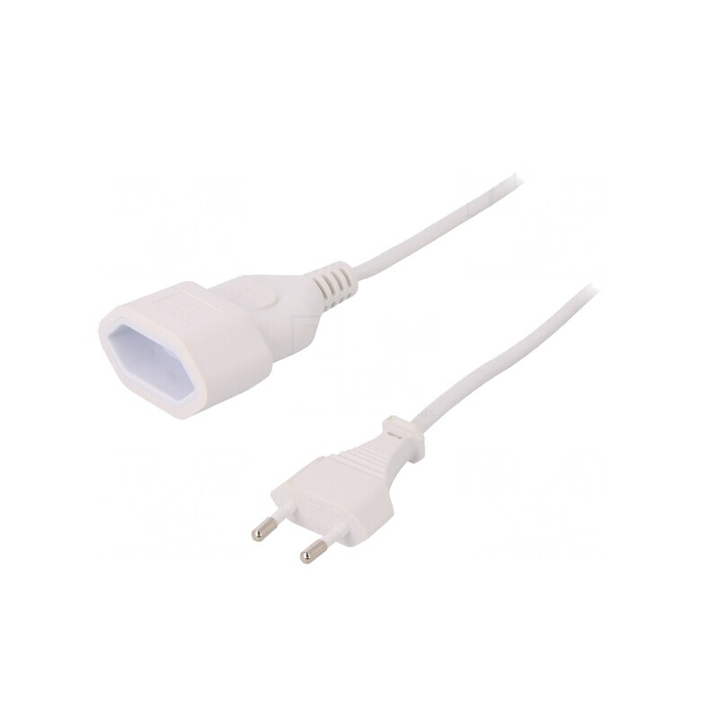 Prelungitor Alb 1m cu O Priză | Electronic-mag.ro | Componente Electronice
