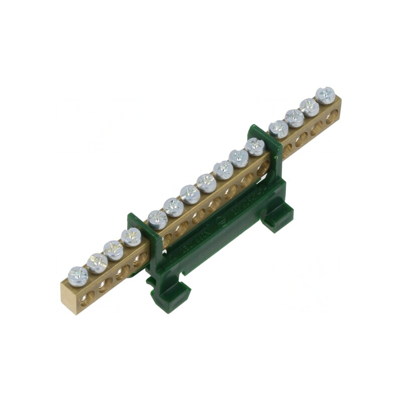 Regletă de conexiuni 16mm2, 1 pistă, 15 borne, verde | Electronic-mag.ro | Componente Electronice Regletă de conexiuni 16mm2, 1 pistă, 15 borne, verde | Electronic-mag.ro | Componente Electronice