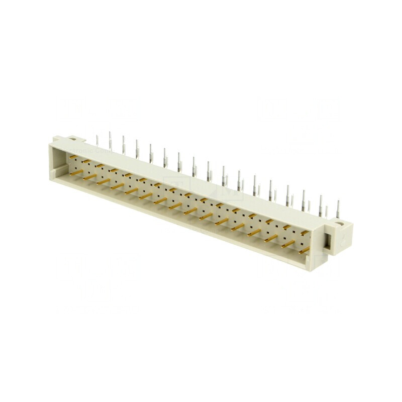 Soclu DIN 41612 tip C tată 32 PIN 90° THT | Electronic-mag.ro | Componente Electronice