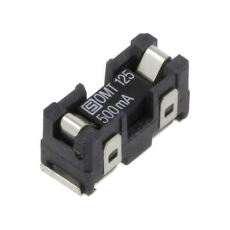 Siguranţă Întârziere 500mA 125V SMD | Electronic-mag.ro | Componente Electronice