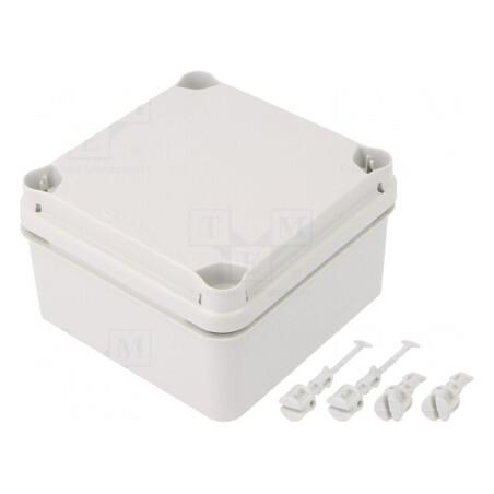Carcasă Universală Gri Deschis 111x111x68mm IK07 | Electronic-mag.ro | Componente Electronice