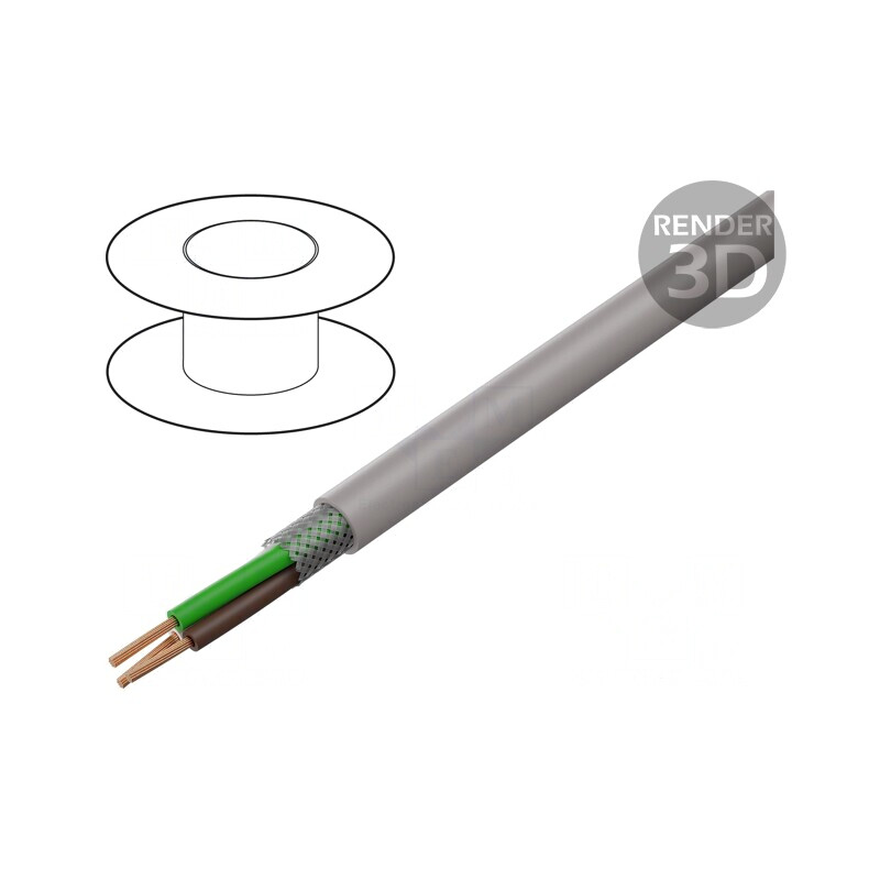 Cablu ecranat UNITRONIC® PUR CP cu tresă de cupru cositorit | Electronic-mag.ro | Componente Electronice