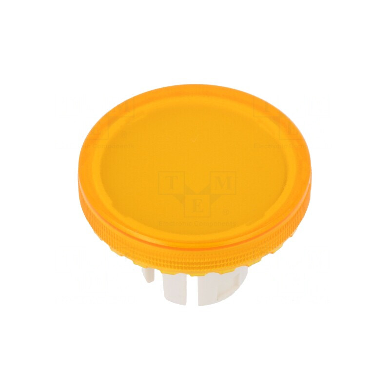 Lentilă Buton 22mm Transparentă Galbenă Plastic | Electronic-mag.ro | Componente Electronice