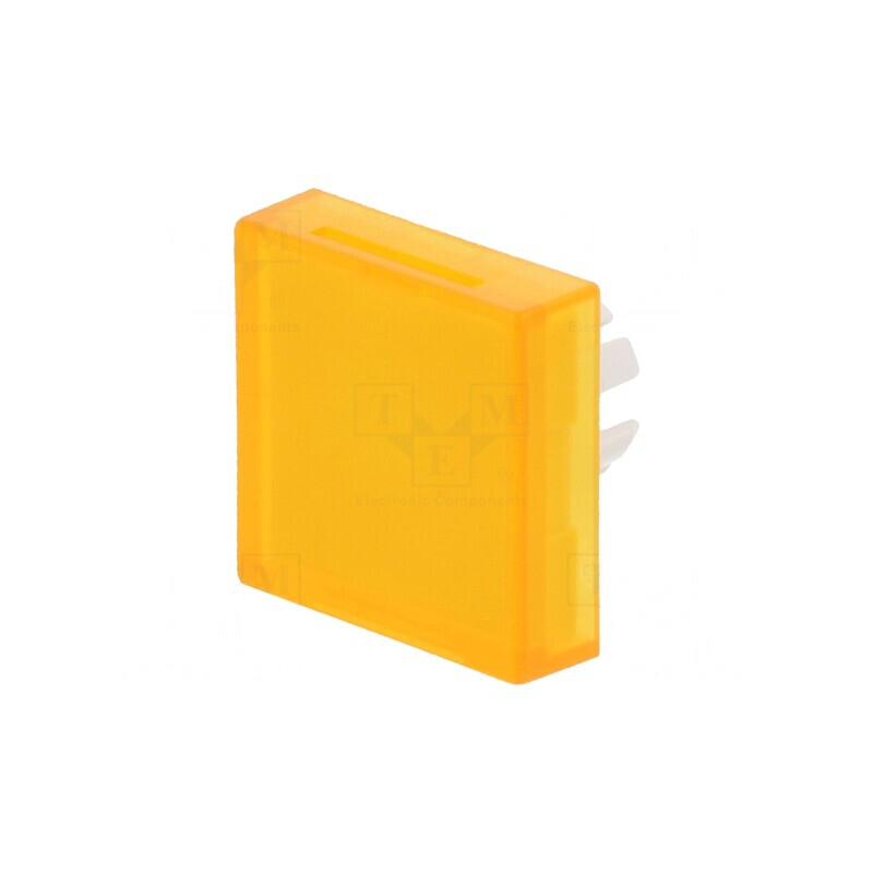 Lentilă Buton 22mm Transparentă Galbenă Plastic | Electronic-mag.ro | Componente Electronice